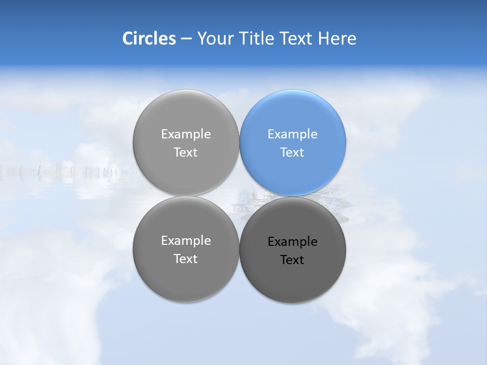 A Tree In The Middle Of A Body Of Water PowerPoint Template