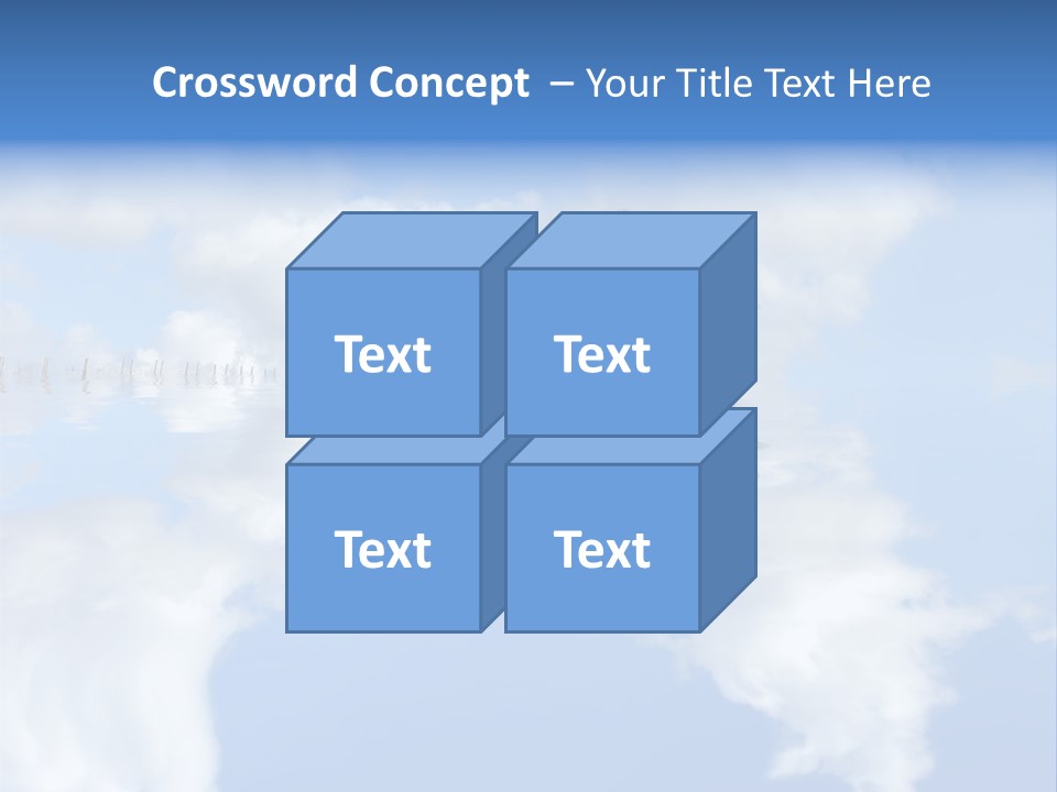 A Tree In The Middle Of A Body Of Water PowerPoint Template