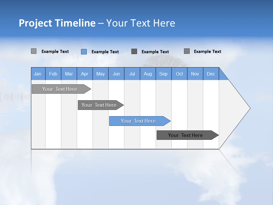 A Tree In The Middle Of A Body Of Water PowerPoint Template