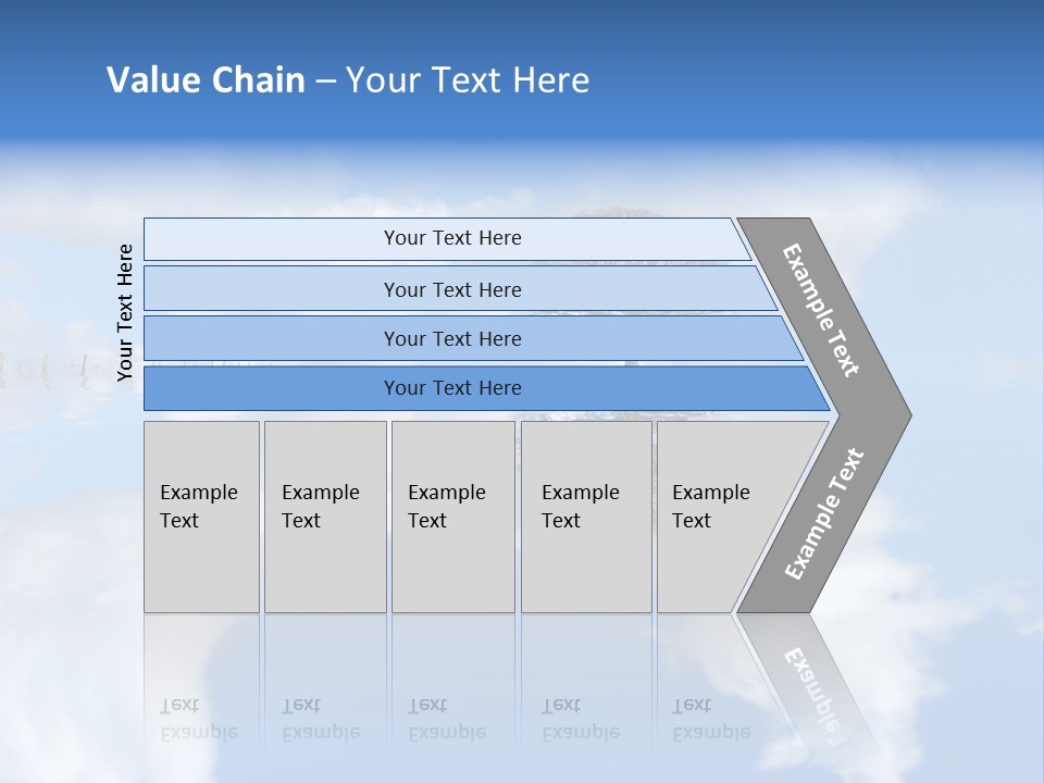 A Tree In The Middle Of A Body Of Water PowerPoint Template