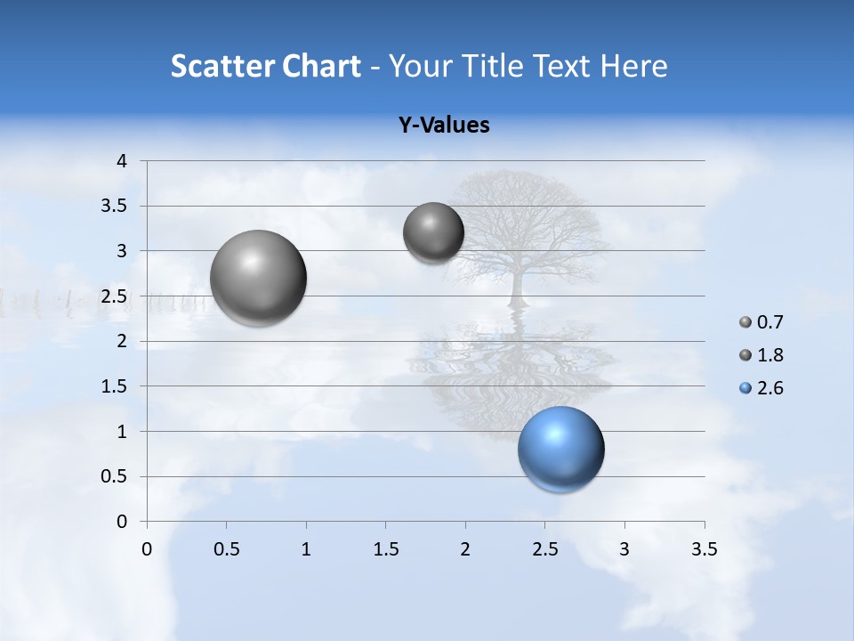 A Tree In The Middle Of A Body Of Water PowerPoint Template