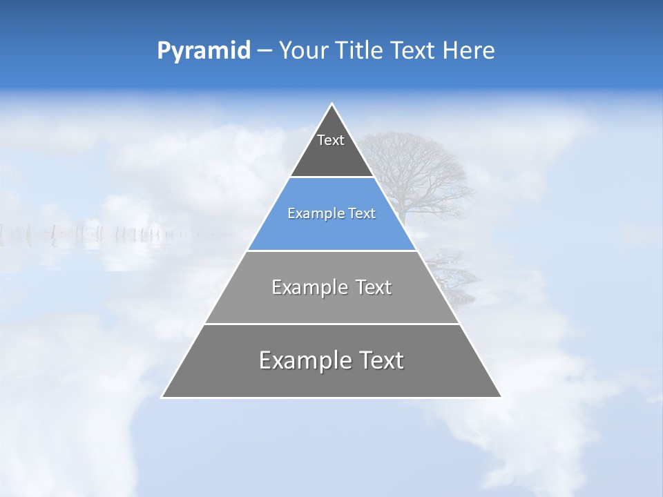 A Tree In The Middle Of A Body Of Water PowerPoint Template