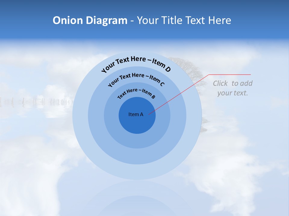 A Tree In The Middle Of A Body Of Water PowerPoint Template