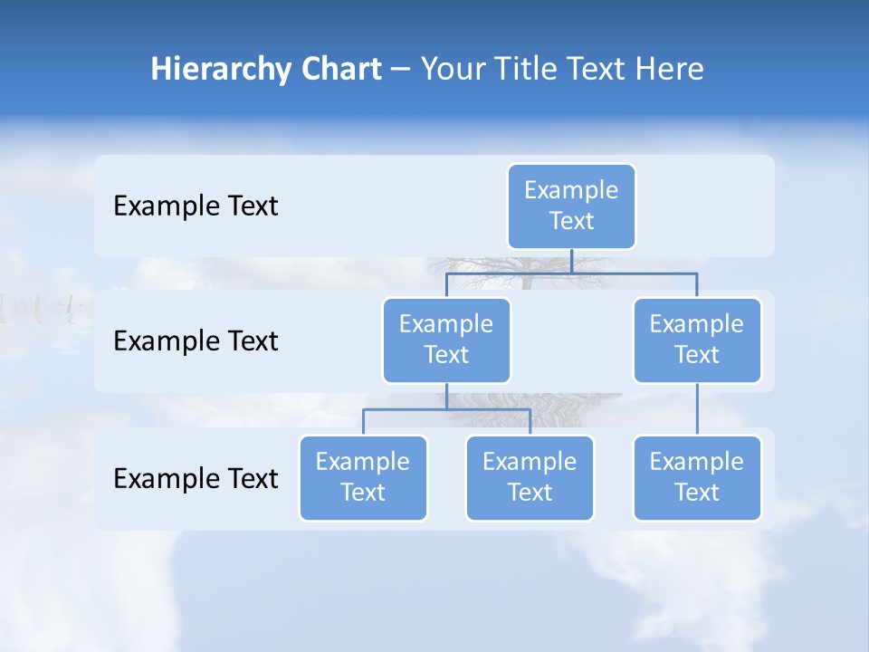 A Tree In The Middle Of A Body Of Water PowerPoint Template