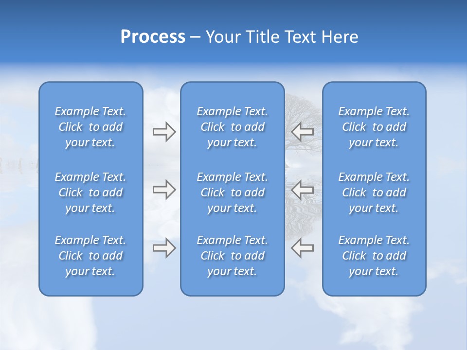 A Tree In The Middle Of A Body Of Water PowerPoint Template