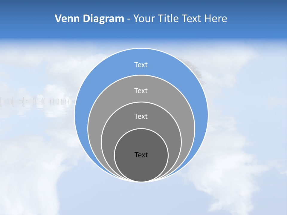 A Tree In The Middle Of A Body Of Water PowerPoint Template
