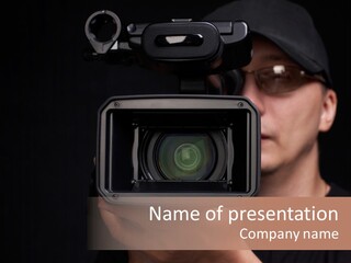 Digital Video Camera PowerPoint Template