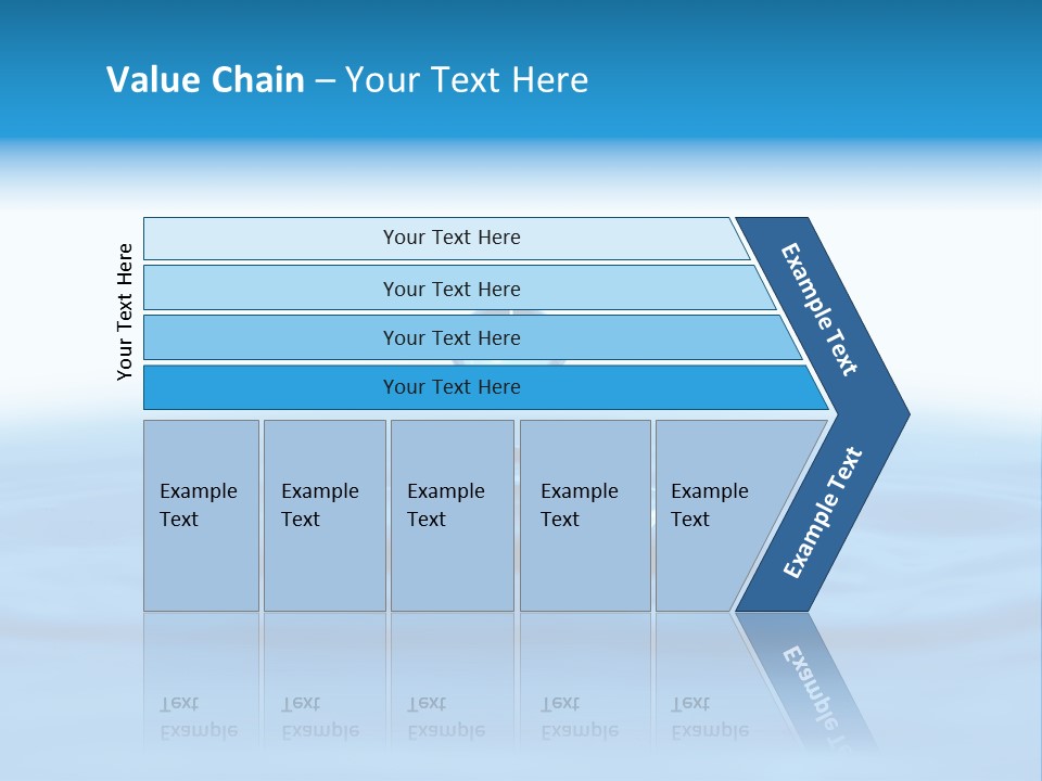 The Abstract Water Drop Background PowerPoint Template