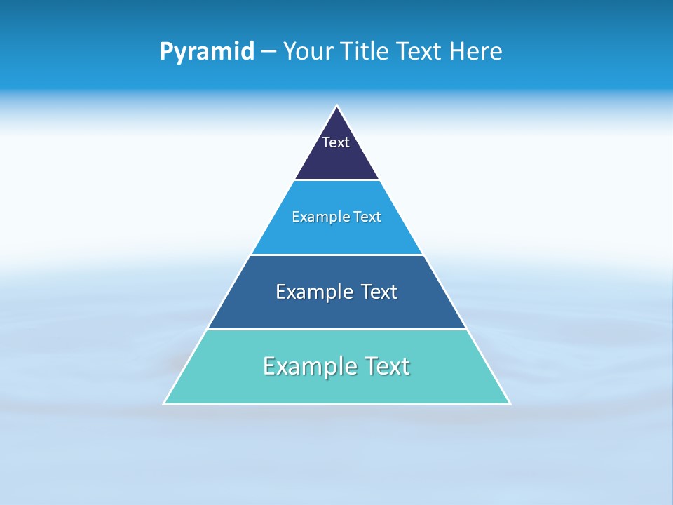 The Abstract Water Drop Background PowerPoint Template