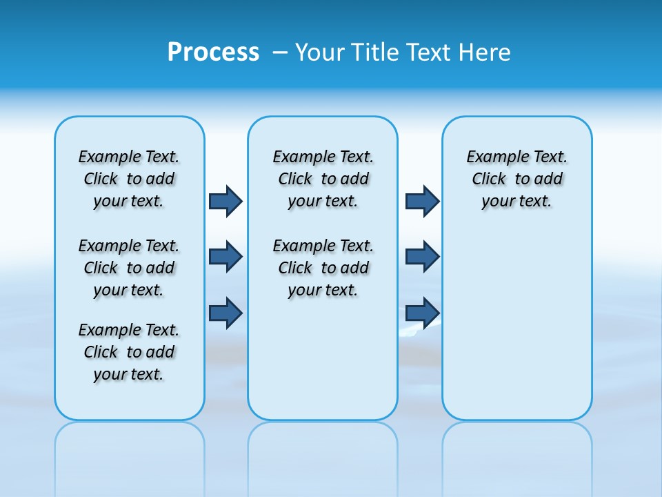 The Abstract Water Drop Background PowerPoint Template