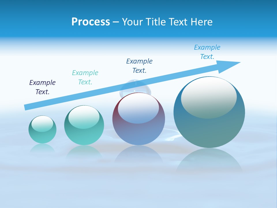 The Abstract Water Drop Background PowerPoint Template