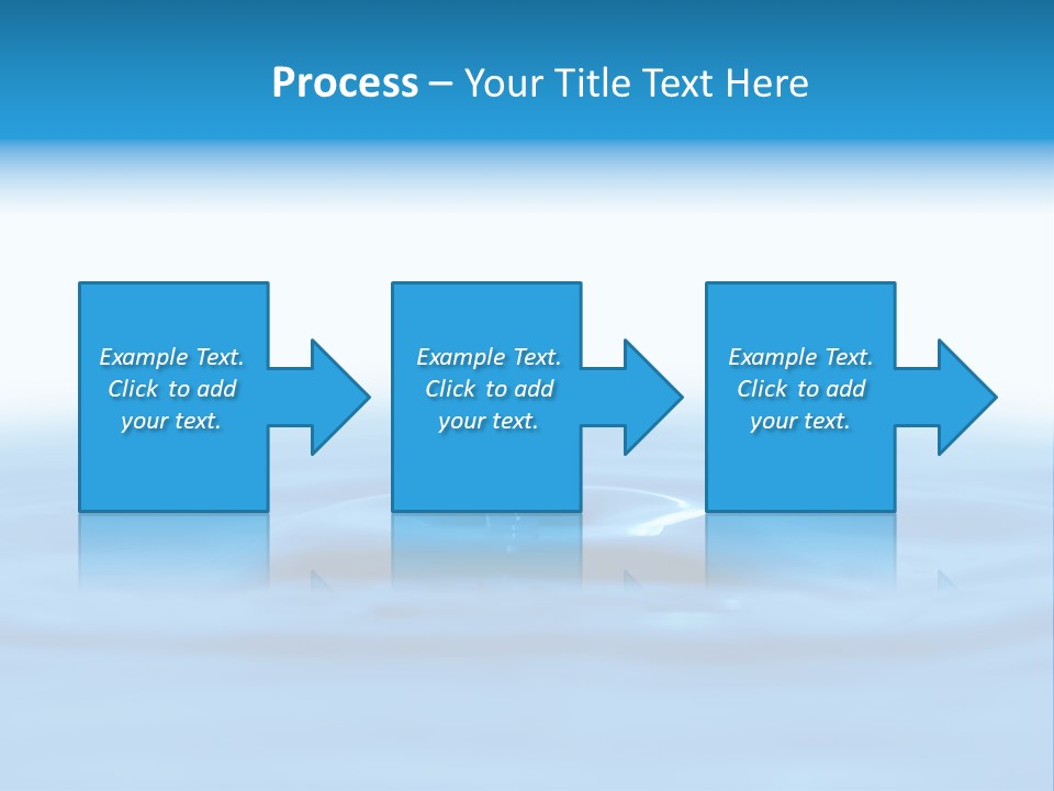 The Abstract Water Drop Background PowerPoint Template