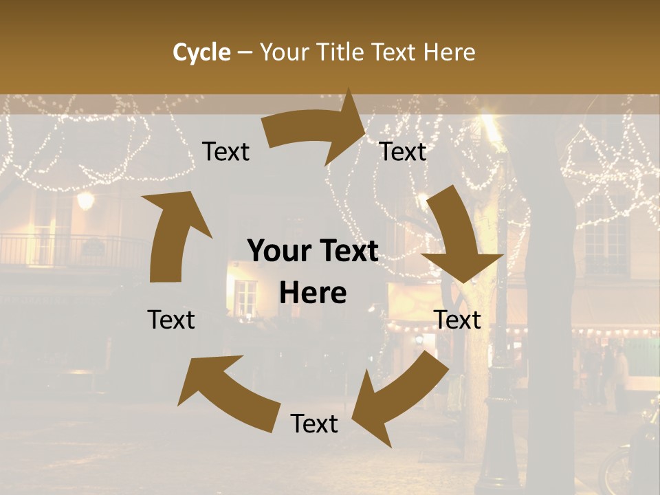 Arch Rock, Valley Of Fire, Nevada PowerPoint Template