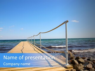 Bathing Jetty PowerPoint Template