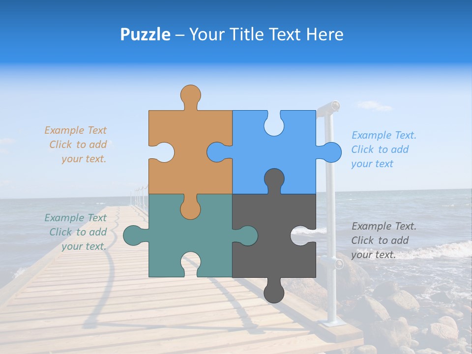 Bathing Jetty PowerPoint Template