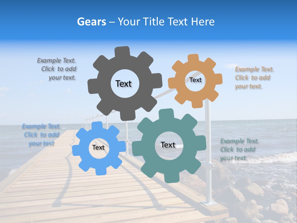 Bathing Jetty PowerPoint Template