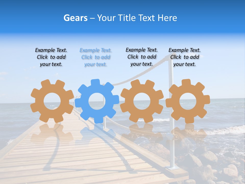 Bathing Jetty PowerPoint Template