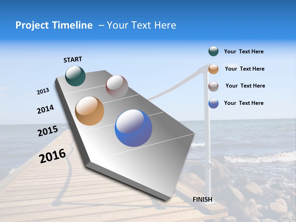 Bathing Jetty PowerPoint Template