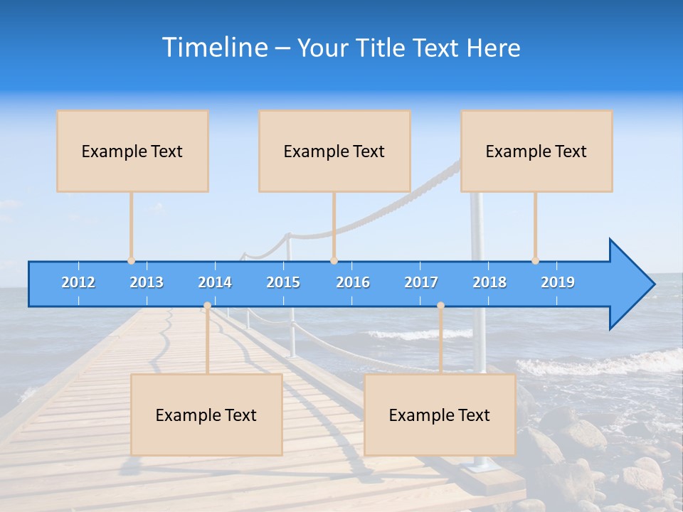 Bathing Jetty PowerPoint Template