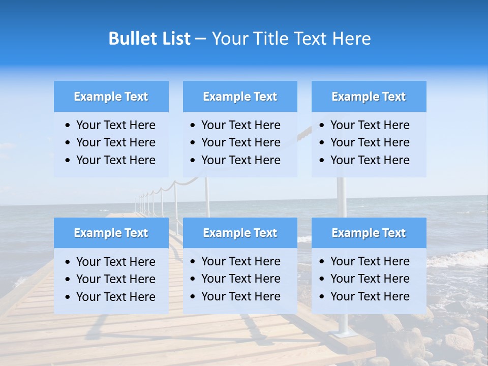 Bathing Jetty PowerPoint Template