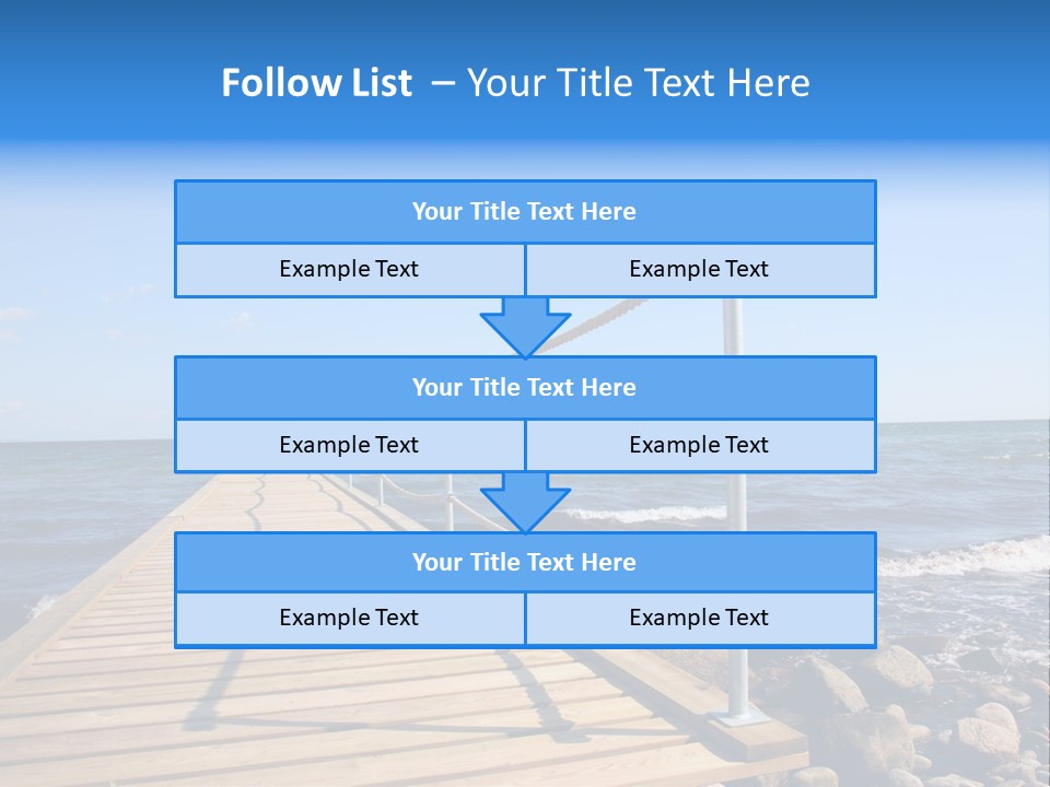 Bathing Jetty PowerPoint Template