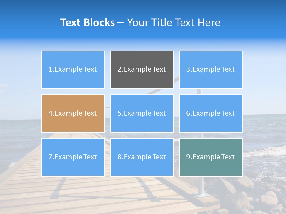 Bathing Jetty PowerPoint Template