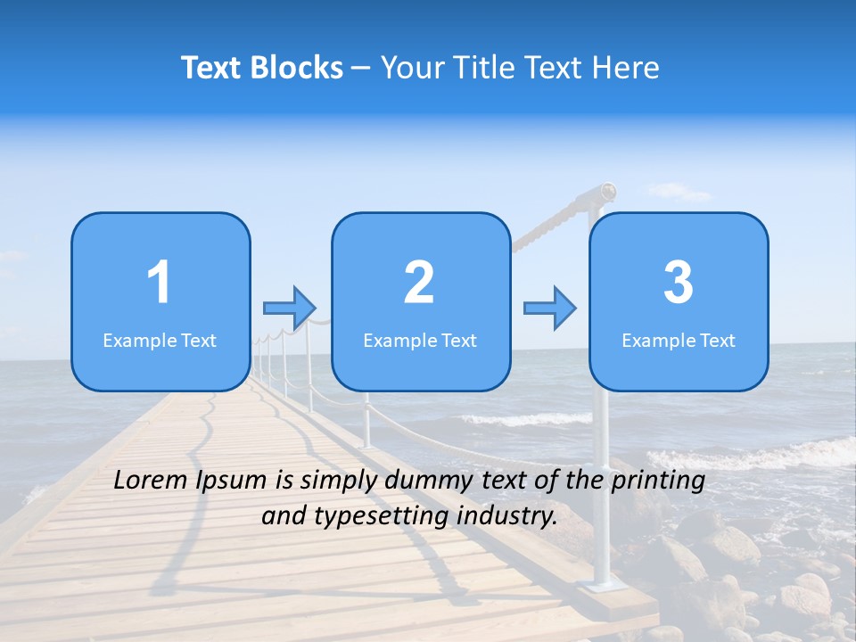 Bathing Jetty PowerPoint Template