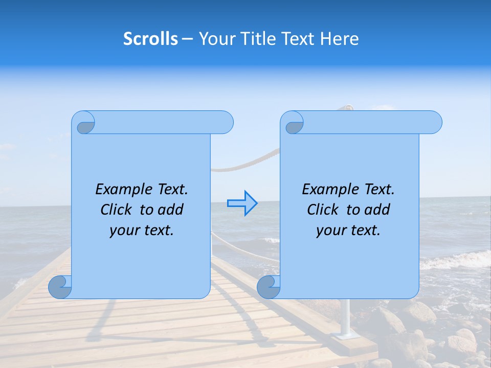 Bathing Jetty PowerPoint Template