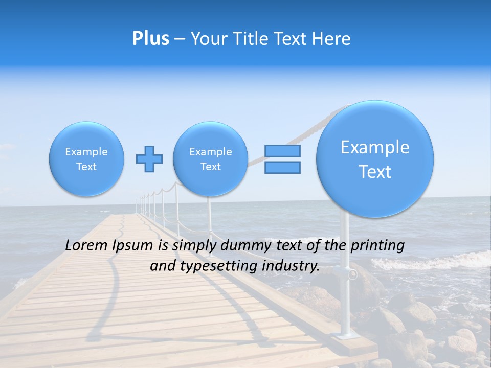 Bathing Jetty PowerPoint Template