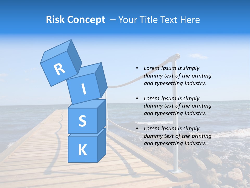 Bathing Jetty PowerPoint Template