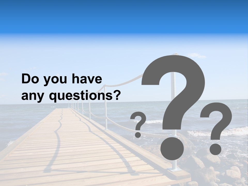 Bathing Jetty PowerPoint Template