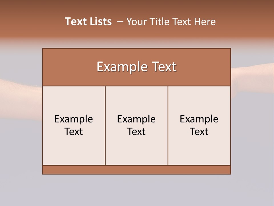 Hands Passing The Baton Against Blue Sky PowerPoint Template