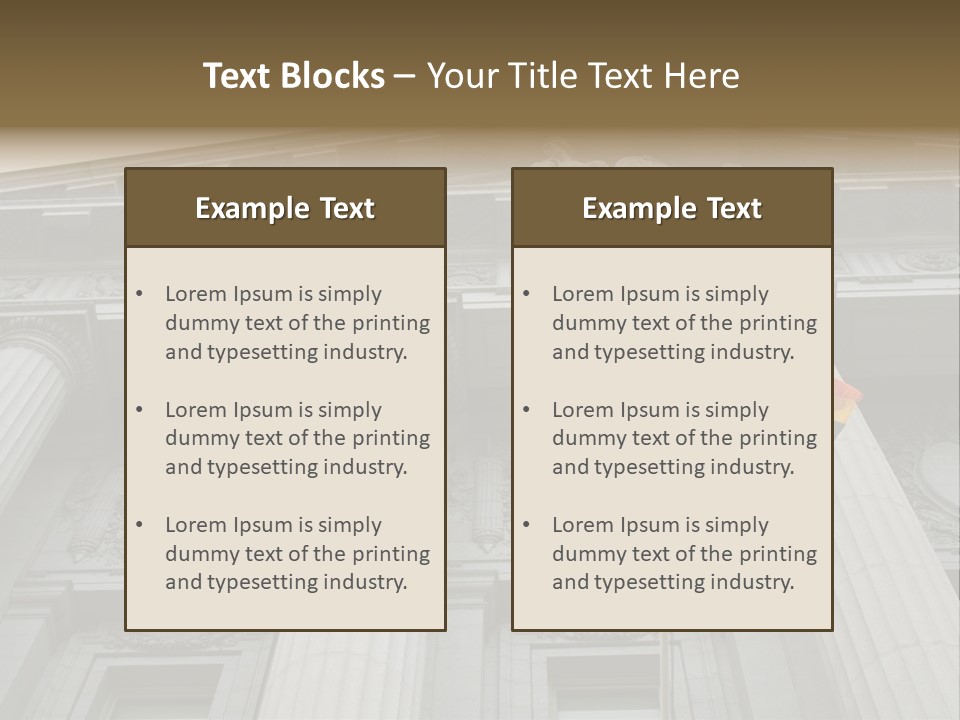 Lesbian, Gay, Bisexual, And Transgender Pride Flag Flying Outside A Government Building PowerPoint Template