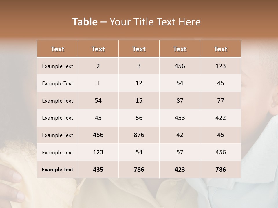 Man And Two Young Children Embracing And Smiling PowerPoint Template