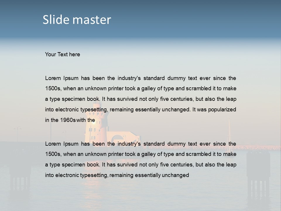 Lighthouse PowerPoint Template