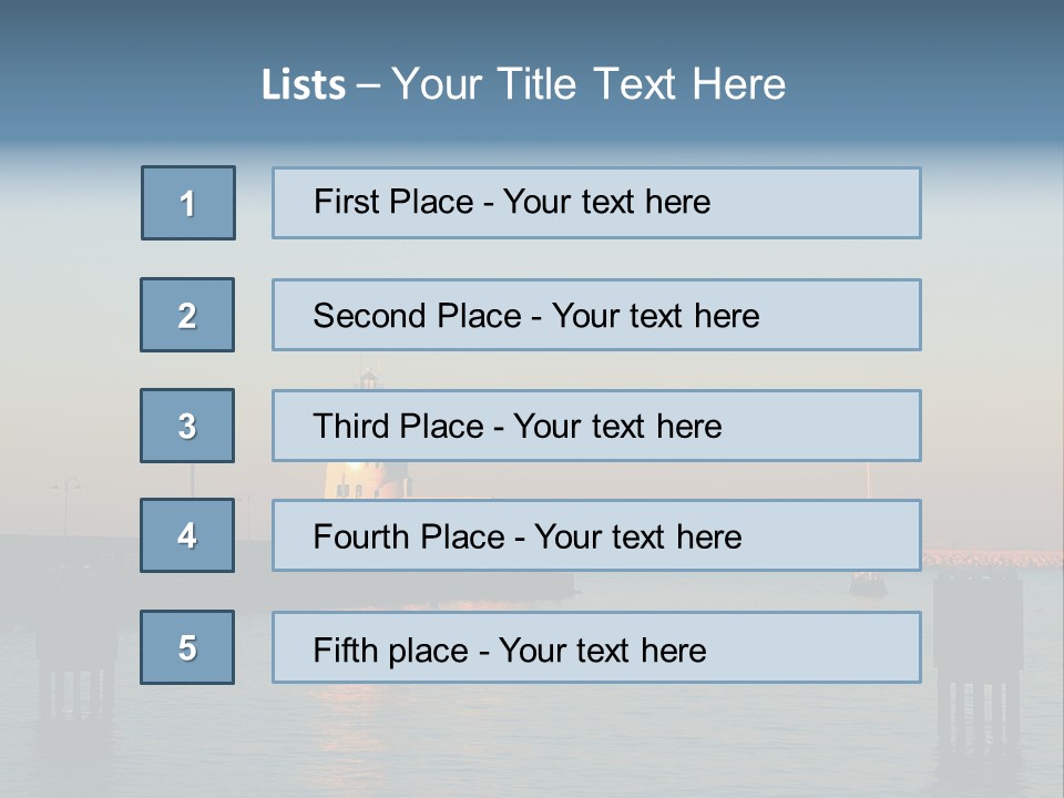 Lighthouse PowerPoint Template
