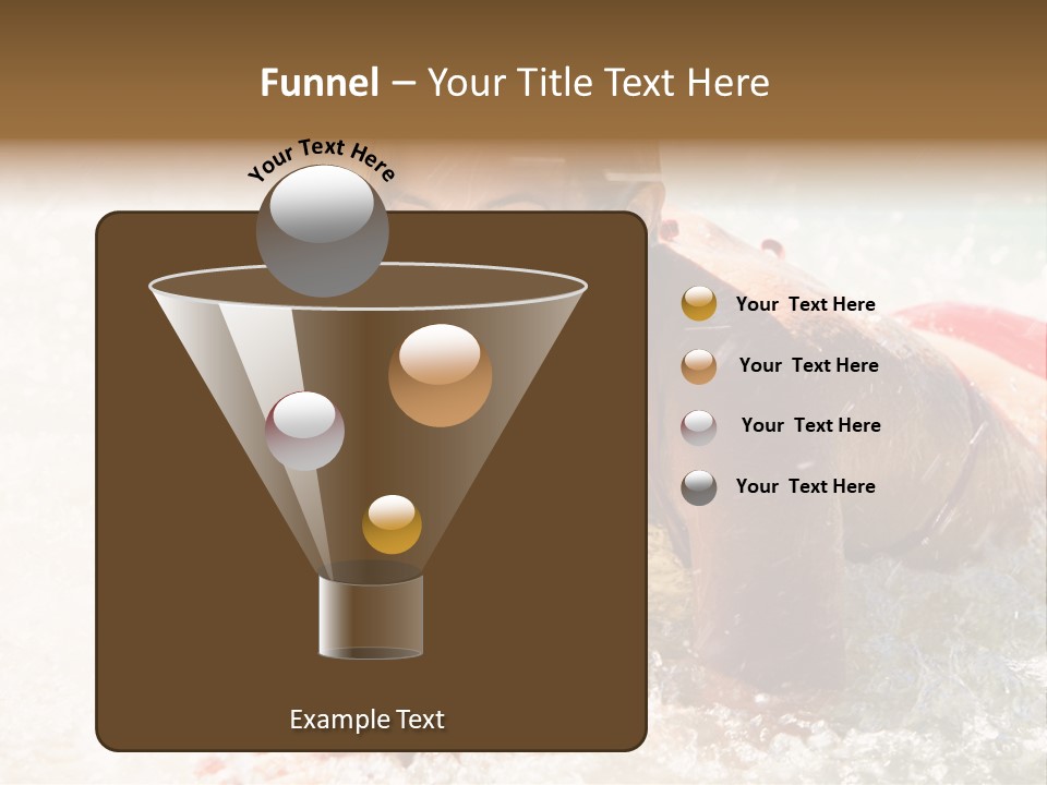 A Woman Is In The Water On A Surfboard PowerPoint Template