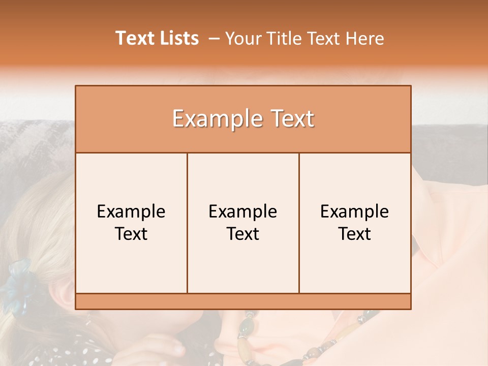 A Little Girl With Is Laughing With Her Great-Grandmother PowerPoint Template