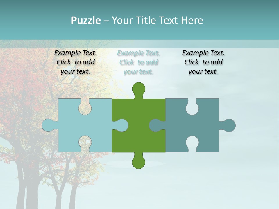 Autumn Scenery PowerPoint Template