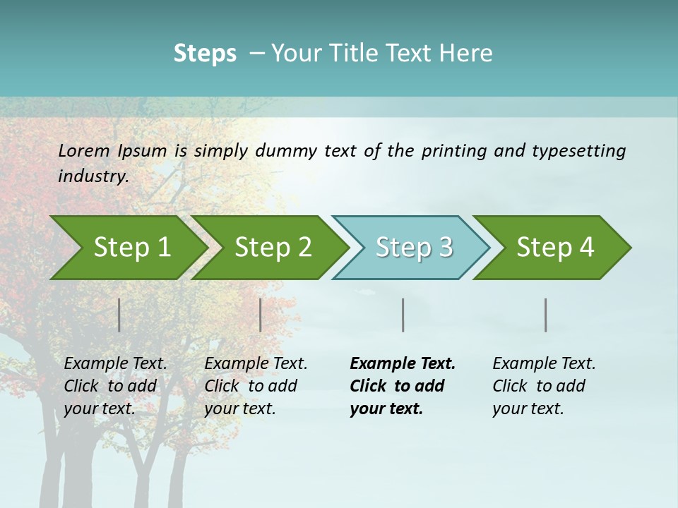 Autumn Scenery PowerPoint Template