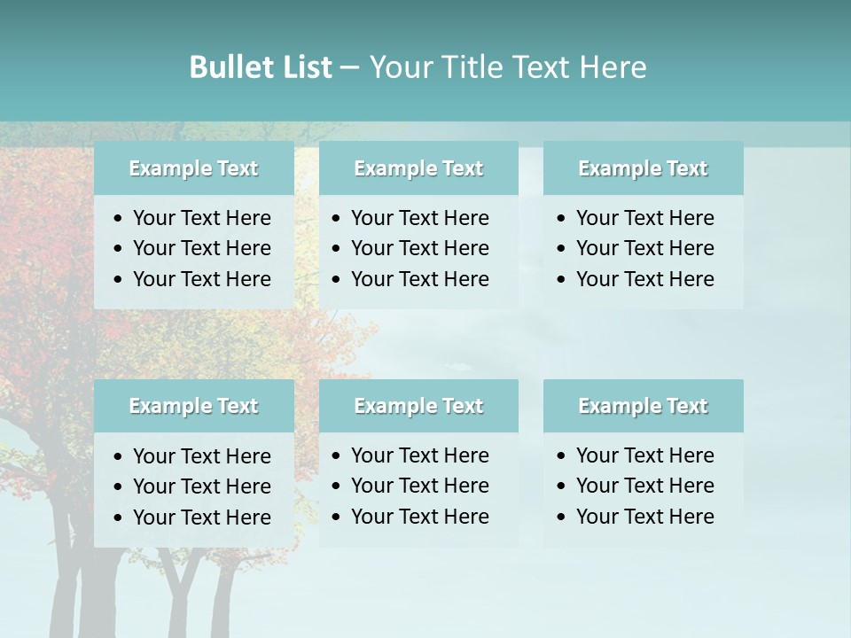 Autumn Scenery PowerPoint Template