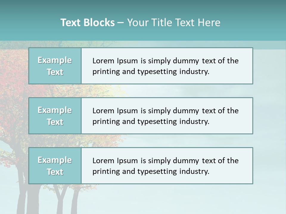 Autumn Scenery PowerPoint Template