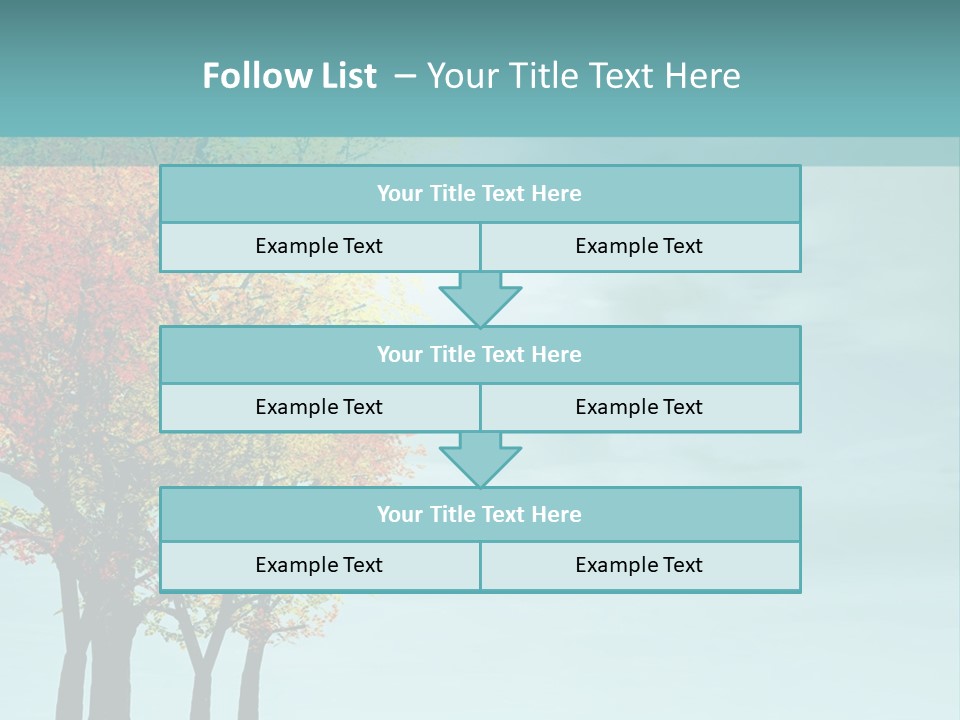 Autumn Scenery PowerPoint Template