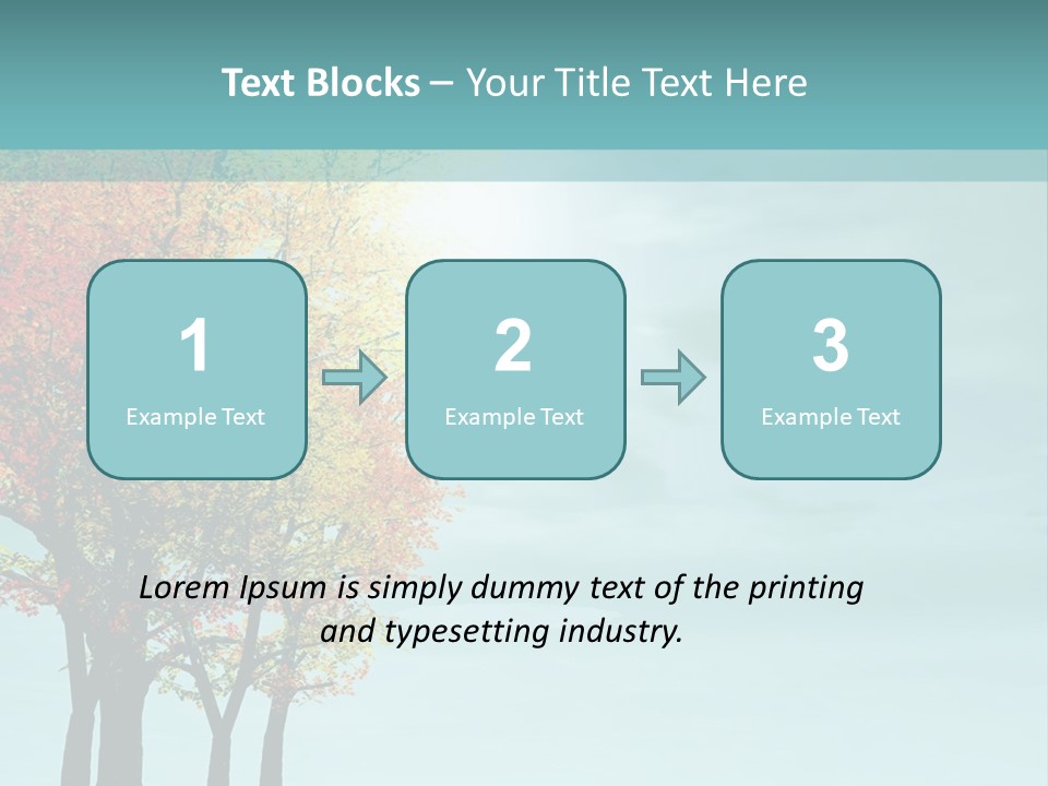 Autumn Scenery PowerPoint Template