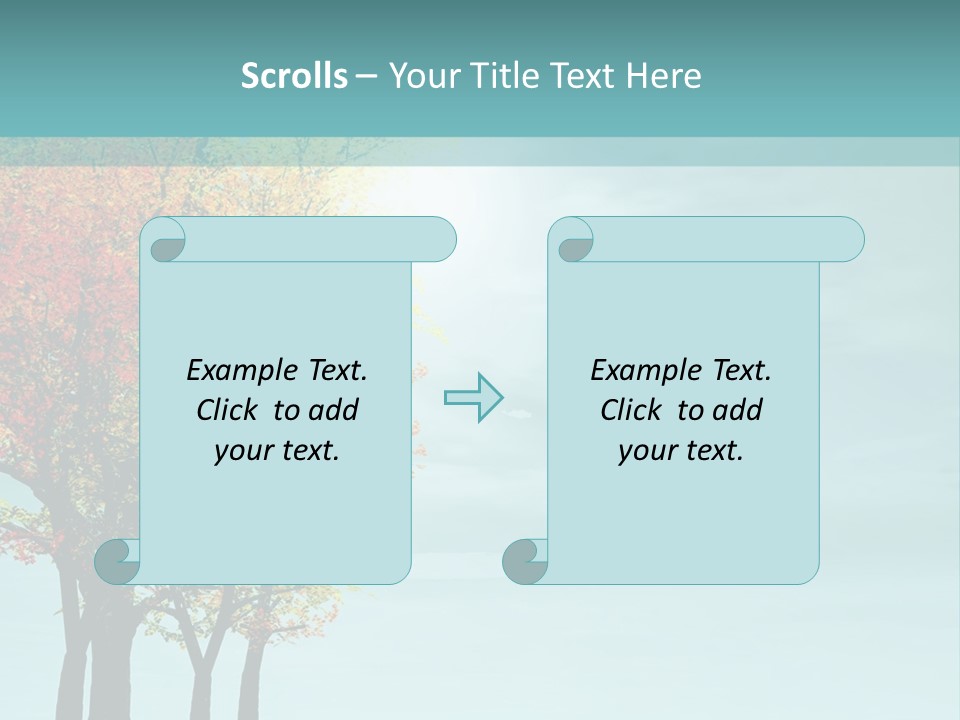 Autumn Scenery PowerPoint Template