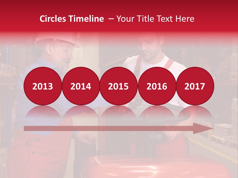 A Senior Worker Teaching His Junior The Operation Of A Fork Lift Vehicle In A Factory PowerPoint Template