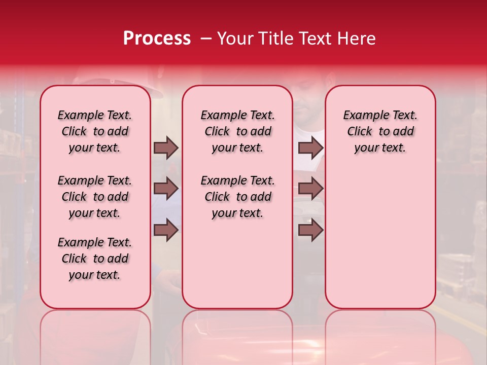 A Senior Worker Teaching His Junior The Operation Of A Fork Lift Vehicle In A Factory PowerPoint Template