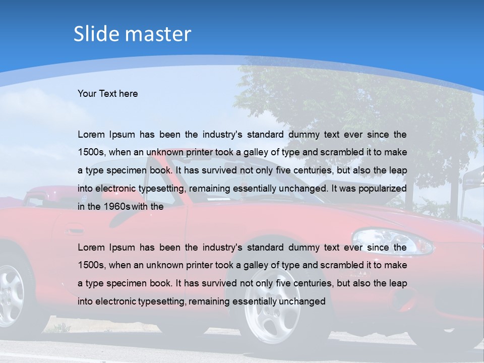Mazda Miata PowerPoint Template