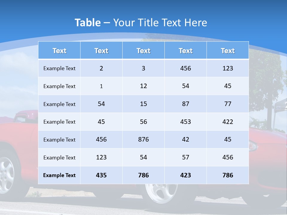 Mazda Miata PowerPoint Template