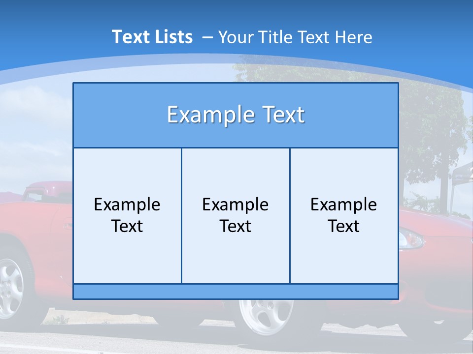 Mazda Miata PowerPoint Template